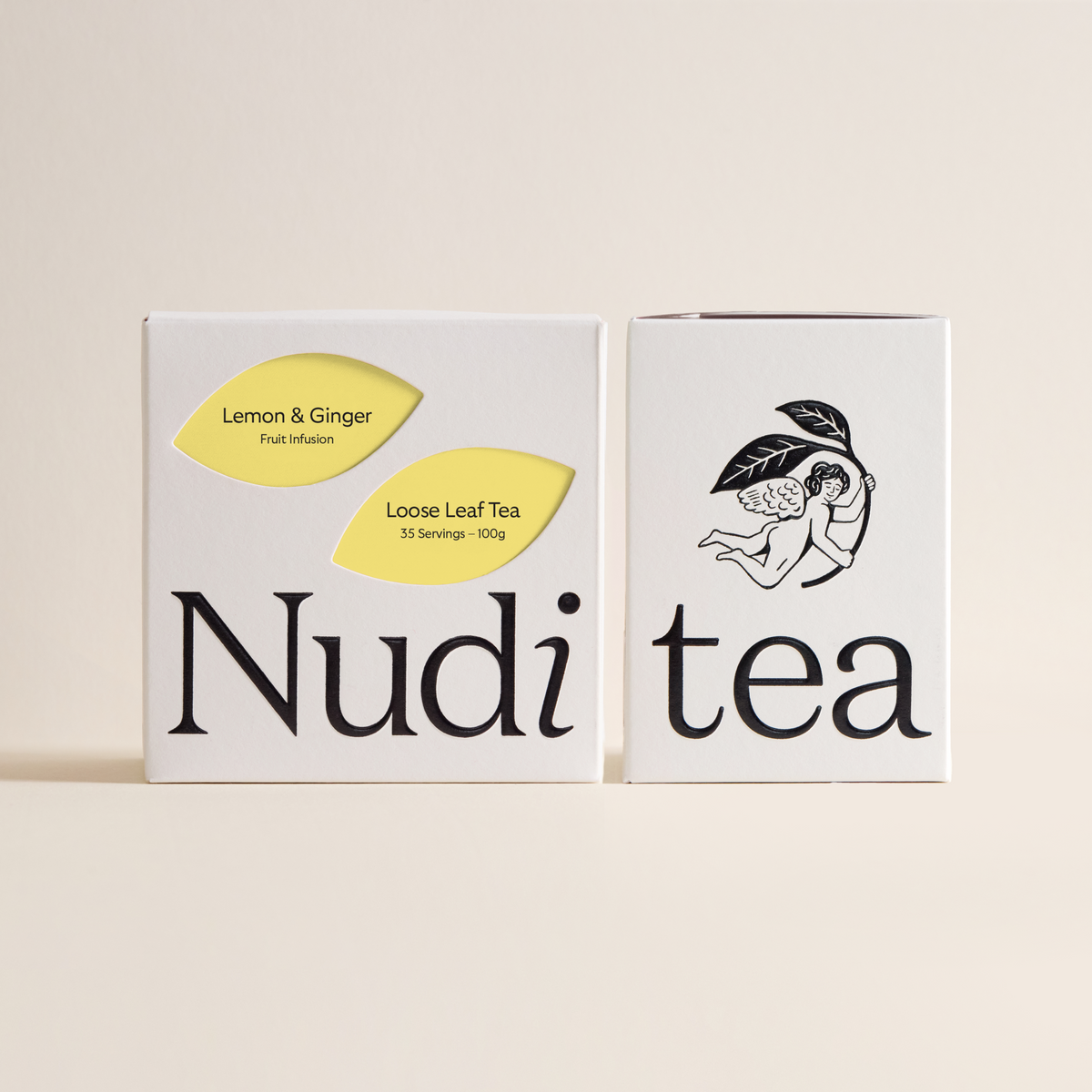 Lemon & Ginger Tea by Nuditea
